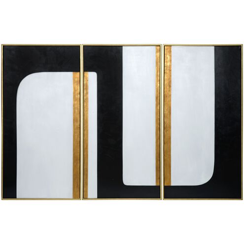 The Path 60 X 30 inch Hand Painted Art, Set Of 3